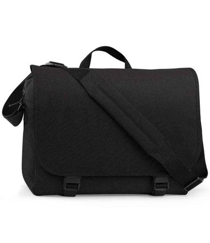 BagBase Two Tone Digital Messenger - BLK - ONE